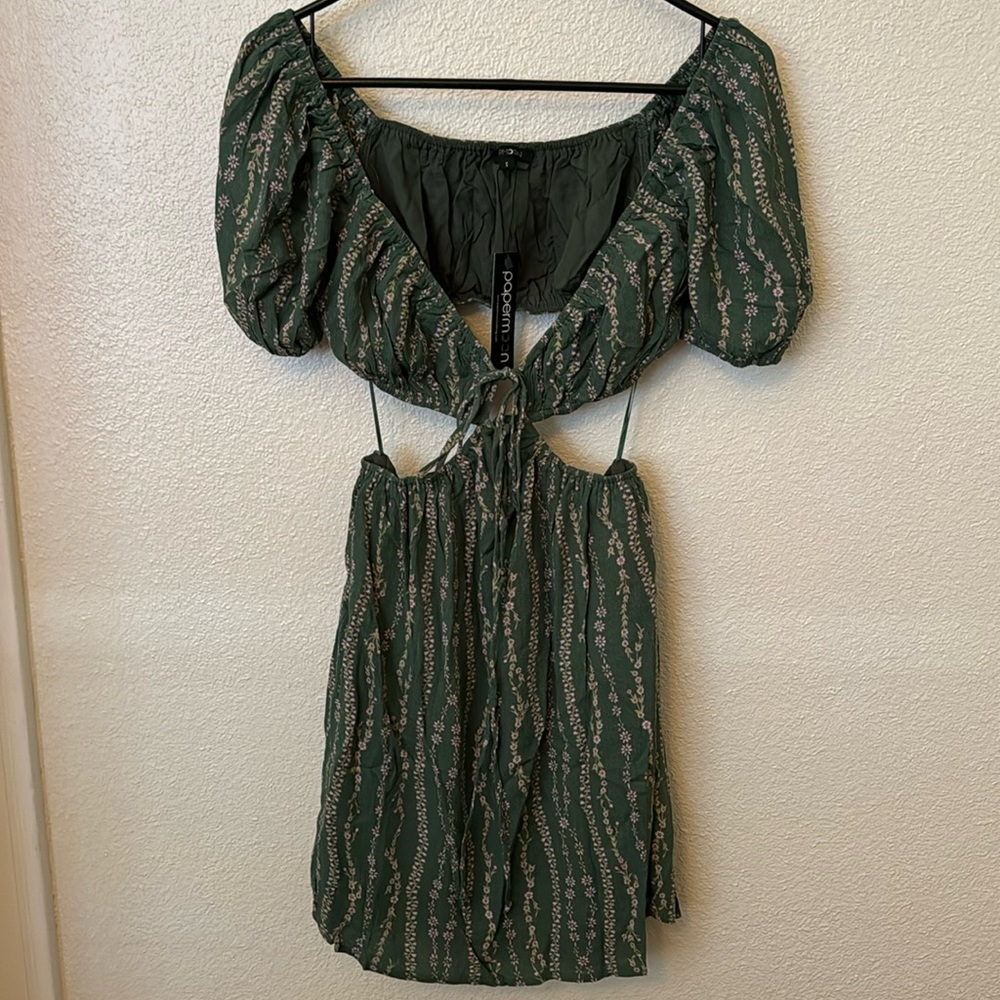 Floral Cutout Dress Papermoon small NWT